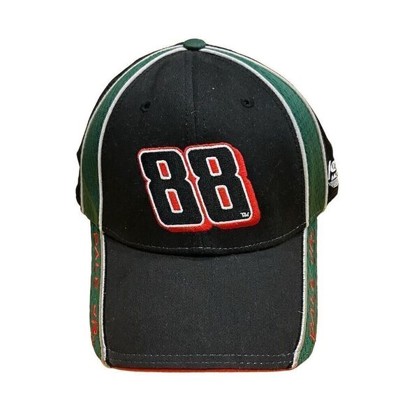 Dale Earnhardt Jr #88 Amp Energy NASCAR Cap Black Unisex One Size Hendrick - Picture 1 of 4